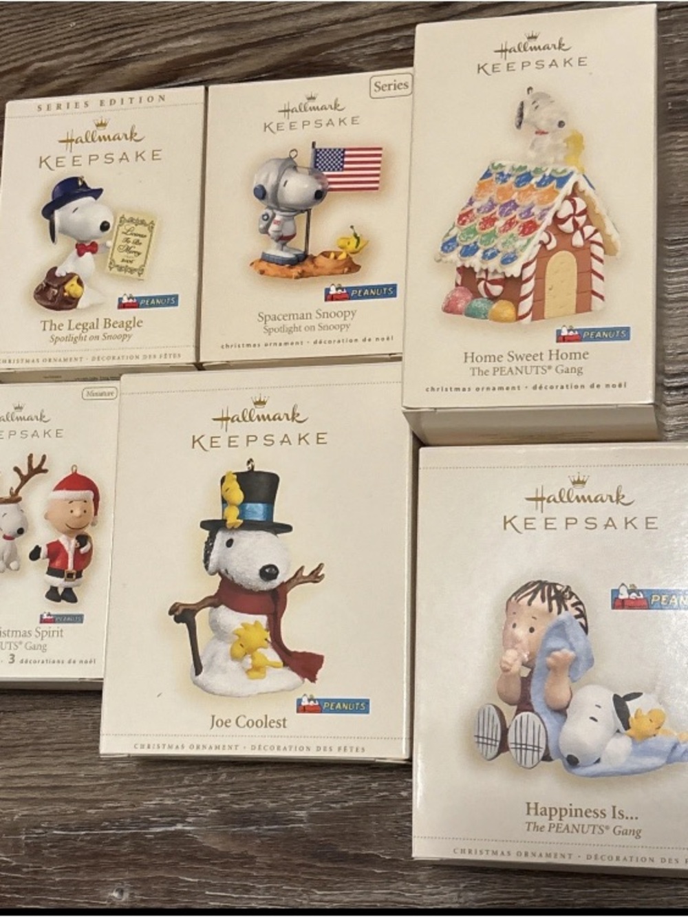 Hallmark Keepsake Peanuts Inbox Lots Of 6